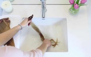How to wash clip-in hair extensions