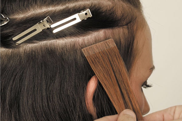 Como cuidar la cinta adhesiva para extensiones de cabello