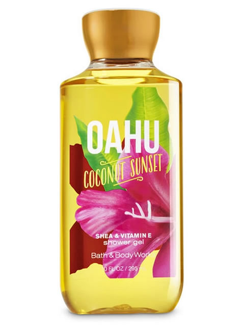 Gel de Ducha o Baño para Mujeres Oahu Coconut Sunset BBW