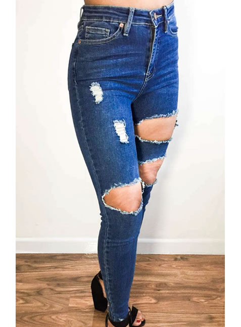 Venta de Jeans de Moda para Mujer FB3024A-MB